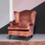 Фото кресло Hampton от фабрики Villevenete дерево коричневое общий вид справа - фото №2