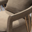 Фото кресло Dorothy от фабрики Longhi современное металл нубук подлокотник - фото №3