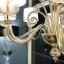 Фото люстра Tangeri от фабрики Barovier&Toso стекло, хром, плафоны из ткани белого цвета деталь 1 - фото №4