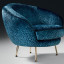 Кресло Giulia Blue - купить в Москве от фабрики Black Tie из Италии - фото №1