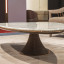 Фото журнальный столик Gehry от фабрики Longhi современный нубук мрамор - фото №3