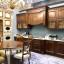 Фото кухня Capri Luxury от фабрики Arcari Массив, матовый лак, металл, стекло вид спереди - фото №3