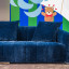 Фото диван Belladonna от фабрики Erba синий вид слева - фото №5