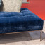Фото диван Luna от фабрики Erba синий серый голубой ткань ножки металл - фото №4